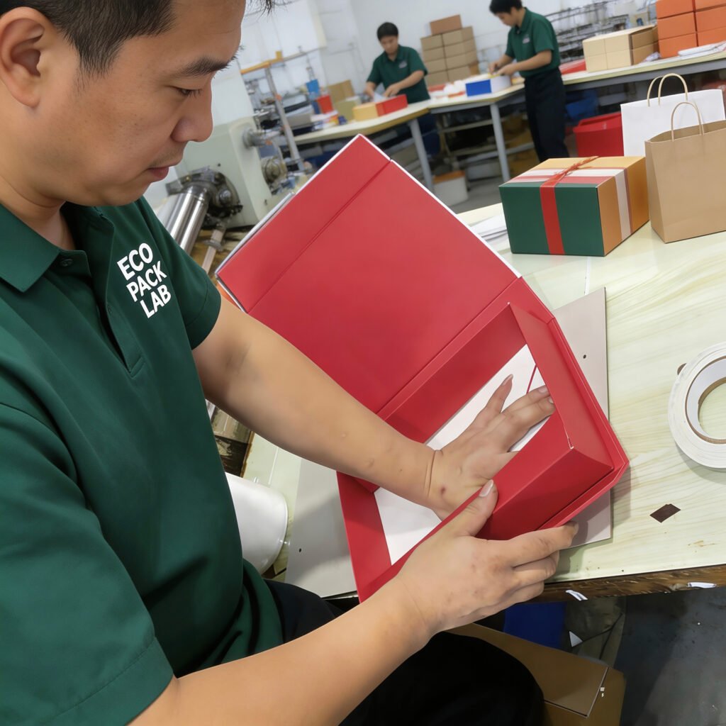 custom paper packaging sample