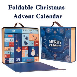24 Day Foldable Advent Calendar Box – Luxury Christmas Gift Packaging